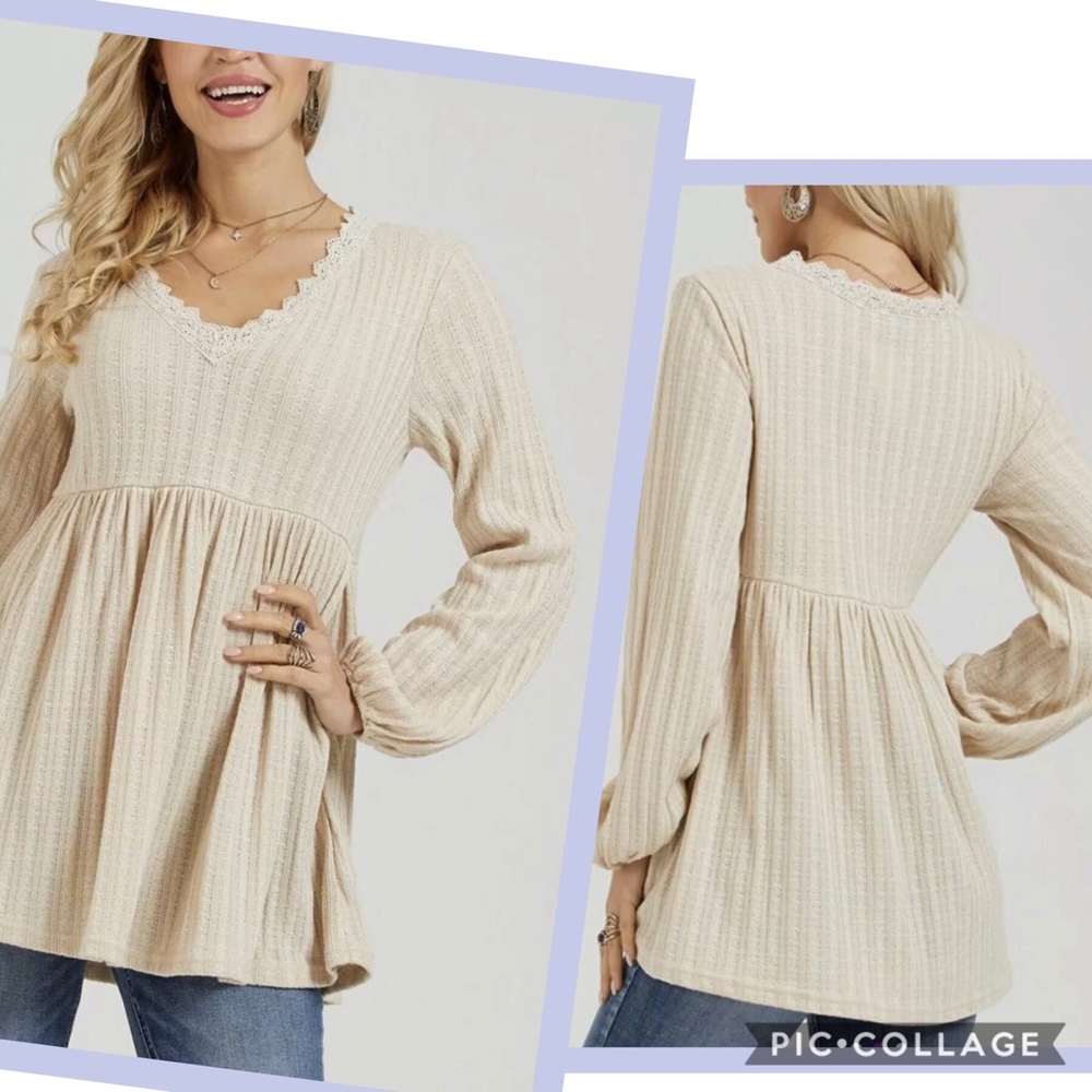 Suzanne Betro Babydoll Blouse Tunic NWT
